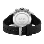 Hugo Boss Black Silicone Grey Dial Chronograph Men’s Watch-1513931-46mm-1