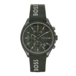 Hugo Boss Silicone Green Dial Chronograph Men's Watch-1514060-45mm-1