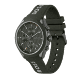 Hugo Boss Silicone Green Dial Chronograph Men’s Watch-1514060-45mm-1