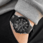 Hugo Boss Velocity Men’s Chrono Watch Blac Dial and Black Strap-1513716-44mm-1
