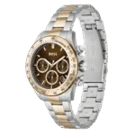 Original BOSS Analogue 1502617 Multifunction Quartz Watch for Women Collection Novia with Stainless Steel or Ceramic Bracelet Brown Classic-1