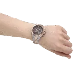 Original BOSS Analogue 1502617 Multifunction Quartz Watch for Women Collection Novia with Stainless Steel or Ceramic Bracelet Brown Classic-1