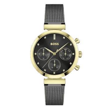 Original BOSS Analogue Multifunction Quartz Watch for Women Fawless Collection with Stainless Steel Bracelet 1502627-36mm-1