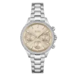 Original BOSS Analogue Multifunction Quartz Watch for Women with Silver Stainless Steel Bracelet-1502565 Silver-1