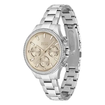 Original BOSS Analogue Multifunction Quartz Watch for Women with Silver Stainless Steel Bracelet-1502565 Silver-2