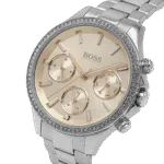 Original BOSS Analogue Multifunction Quartz Watch for Women with Silver Stainless Steel Bracelet-1502565 Silver-1
