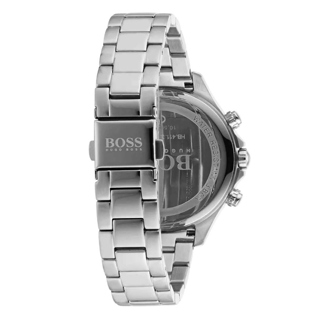Original BOSS Analogue Multifunction Quartz Watch for Women with Silver Stainless Steel Bracelet-1502565 Silver-8