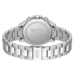 Original BOSS Analogue Multifunction Quartz Watch for Women with Silver Stainless Steel Bracelet-1502615 Carnation Gold bracelet-1