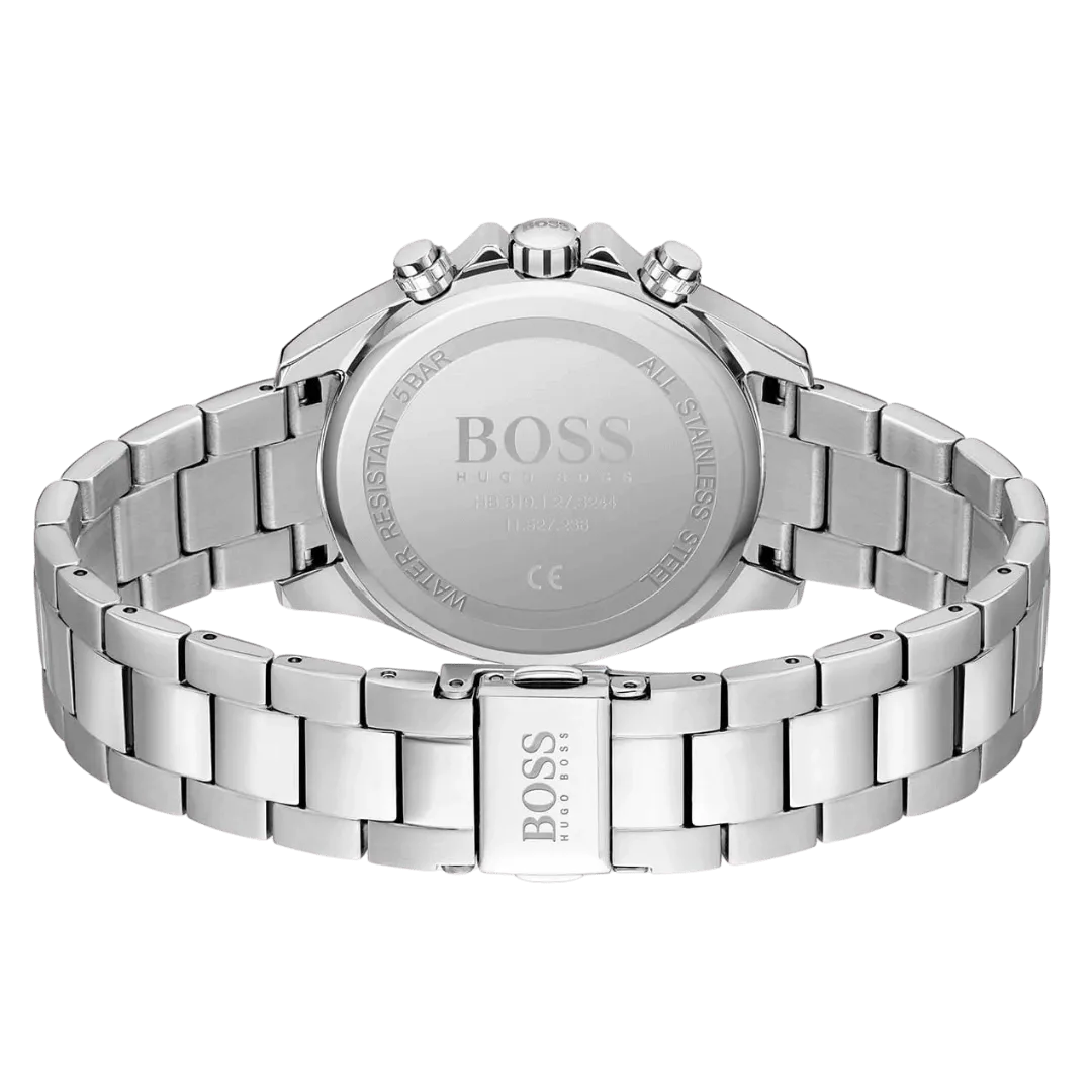 Original BOSS Analogue Multifunction Quartz Watch for Women with Silver Stainless Steel Bracelet-1502615 Carnation Gold bracelet-3
