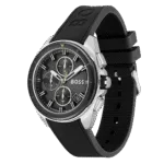 Original BOSS Volane Chronograph Gents Rubber Watch 1513953-44mm-1