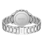 Original BOSS Women Analog Quartz Watch with Stainless Steel Strap 1502616, Silver White, bracelet1