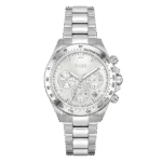 Original BOSS Women Analog Quartz Watch with Stainless Steel Strap 1502616, Silver White, bracelet1