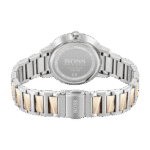 Original BOSS Women’s Analogue Quartz Watch 1502567 Signature with Stainless Steel Band Silver-Rose Gold 34mm bracelet-1