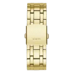 Original GUESS Mens Sport Multifunction 44mm Watch– Gold-Tone Stainless Steel Case with Crystal Dial Bracelet Gold-Tone ONE-1