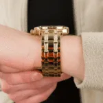 Original GUESS Mens Sport Multifunction 44mm Watch– Gold-Tone Stainless Steel Case with Crystal Dial Bracelet Gold-Tone ONE-1