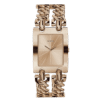 Original GUESS-W1117L3-WATCH FOR LADIES ROSE GOLD WITH PLAIN STAINLESS STEEL-ADJUSTBALE W-LINK-28mm-1