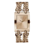 Original GUESS-W1117L3-WATCH FOR LADIES ROSE GOLD WITH PLAIN STAINLESS STEEL-ADJUSTBALE W-LINK-28mm-1