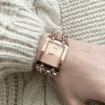 Original GUESS-W1117L3-WATCH FOR LADIES ROSE GOLD WITH PLAIN STAINLESS STEEL-ADJUSTBALE W-LINK-28mm-1