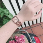 Original GUESS-W1117L3-WATCH FOR LADIES ROSE GOLD WITH PLAIN STAINLESS STEEL-ADJUSTBALE W-LINK-28mm-1