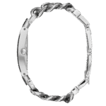 Original GUESS-W1121L1-SILVER TONE STAINLESS AND SILVER MULTI-CHAIN BRACELET-ADJUSTBLE-G-LINK-28mm-1