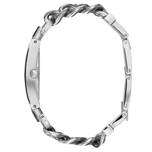 Original GUESS-W1121L1-SILVER TONE STAINLESS AND SILVER MULTI-CHAIN BRACELET-ADJUSTBLE-G-LINK-28mm-4