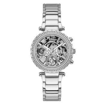Original GUESS Watch for Women Quartz Movement Analog Display Gold Stainless Steel Strap-GW0403L2-37mm-1