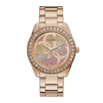 Original GUESS Womens Quartz Watch, Analog Display and Stainless Steel Strap-W1201L3-40mm-Water Resistance-1
