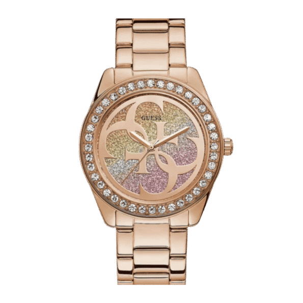 Original GUESS Womens Quartz Watch, Analog Display and Stainless Steel Strap-W1201L3-40mm-Water Resistance-1