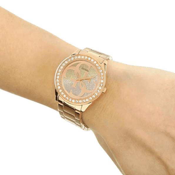 Original GUESS Womens Quartz Watch, Analog Display and Stainless Steel Strap-W1201L3-40mm-Water Resistance-2