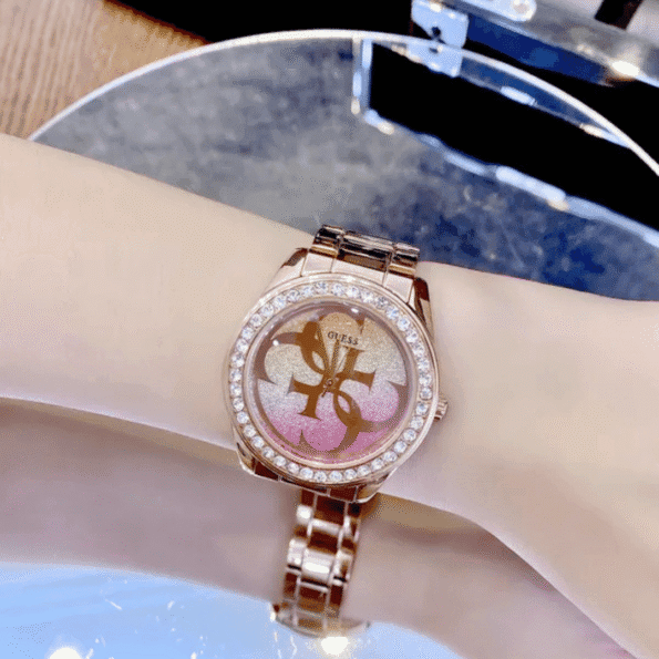 Original GUESS Womens Quartz Watch, Analog Display and Stainless Steel Strap-W1201L3-40mm-Water Resistance-7