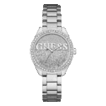Original Guess Ladies Watch W0987L1, Silver Strap with Silver Dial - 36mm
