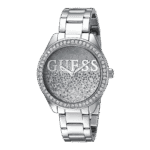 Original Guess Ladies Watch W0987L1 Silver Strap with Silver Dial-36mm-1