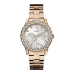 Original Guess Women's White Dial Stainless Steel Band Watch - W0335L3 - 40mm