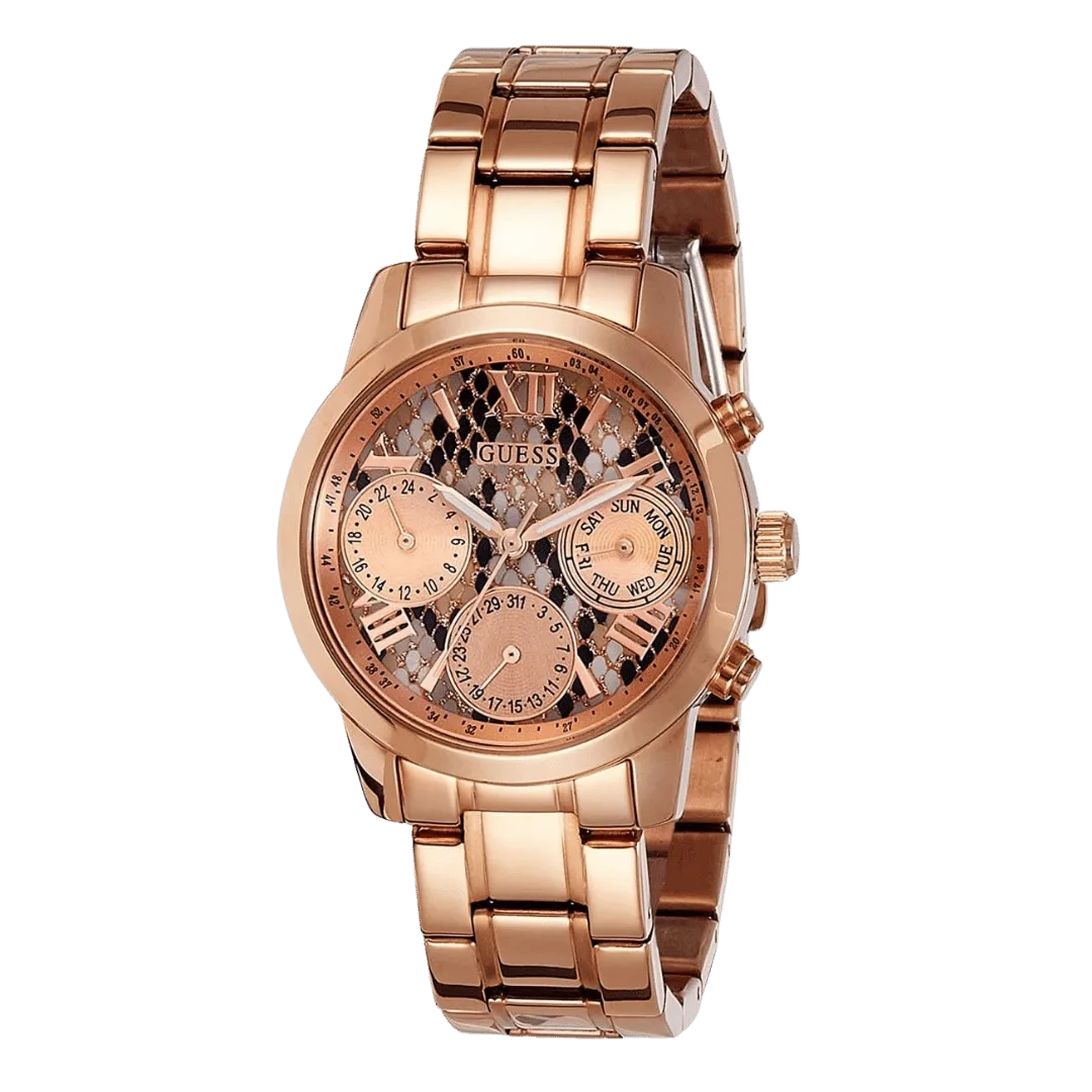 Original Guess Women's Multi Color Dial Stainless Steel Band Watch-W0448L9-36mm-2