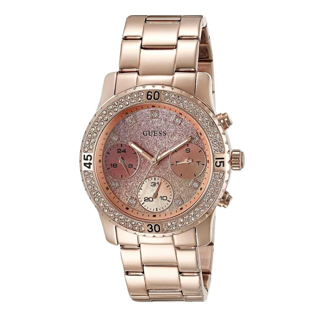 Original Guess Women's Multi Color Dial Stainless Steel Band Watch-W0774L3-38mm-2