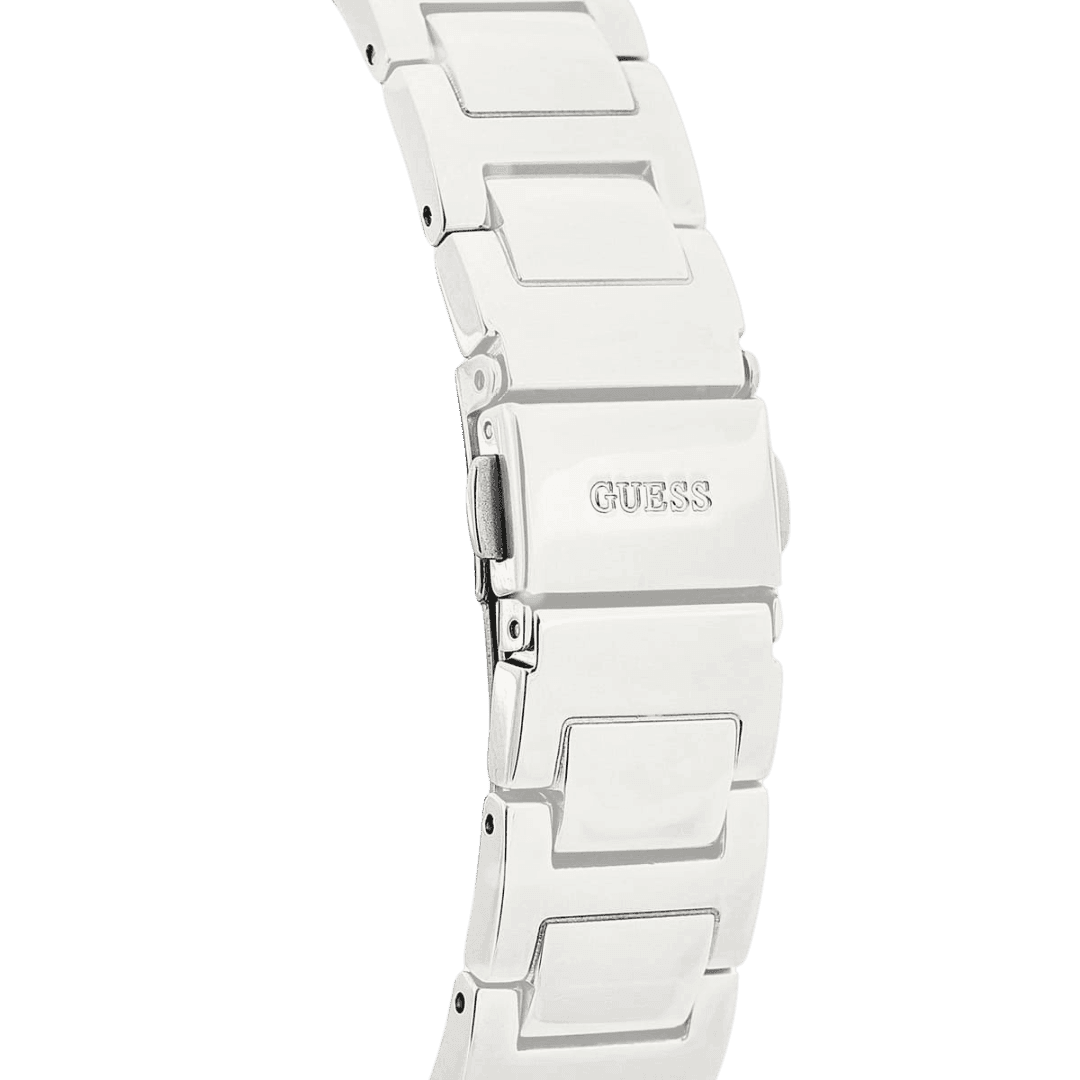 Original Guess Women's Watch W0831L1 Silver steel strap 34mm-6