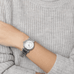 Original Guess Women’s Watch W0831L1 Silver steel strap 34mm-1