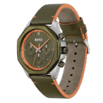 Original Hugo Boss Men Watch Cloud 1514018 Green Strap-1