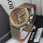 Original Hugo Boss Men Watch Cloud 1514018 Green Strap-1