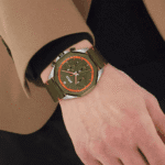 Original Hugo Boss Men Watch Cloud 1514018 Green Strap-1