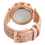 Original Michael Kors Women’s Analogue Quartz Watch with Nylon Strap MK6935, Pink Strap – Water Resistant -1