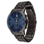 Original Tommy Hilfiger 1791633 Stainless Steel Round Analog Water Resistant Watch for Men-Black-1