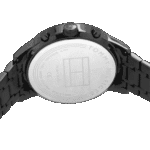 Original Tommy Hilfiger 1791633 Stainless Steel Round Analog Water Resistant Watch for Men-Black-1