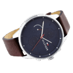 Original Tommy Hilfiger Analogue Multifunction Quartz Watch for Men with Brown Leather Strap-1791487-1