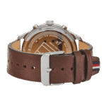 Original Tommy Hilfiger Analogue Multifunction Quartz Watch for Men with Brown Leather Strap-1791487-1