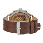 Original Tommy Hilfiger Analogue Multifunction Quartz Watch for Men with Brown Leather Strap-1791487-1