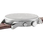 Original Tommy Hilfiger Analogue Multifunction Quartz Watch for Men with Brown Leather Strap-1791487-1