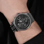 Original Tommy Hilfiger Analogue Multifunction Quartz Watch for Men with Silver Stainless Steel Bracelet-1791632-1