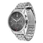 Original Tommy Hilfiger Analogue Multifunction Quartz Watch for Men with Silver Stainless Steel Bracelet-1791632-1