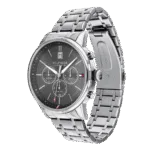 Original Tommy Hilfiger Analogue Multifunction Quartz Watch for Men with Silver Stainless Steel Bracelet-1791632-1
